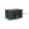 Alipis Wooden Treasure Chest Lock Vintage Jewelry Storage Box Large Capacity Trinket Organizer Retro Design for Home Decor and Keepsakes view 3