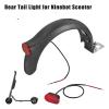BBAUER Waterproof Rear Tail Light Compatible with Ninebot E25 E45 E22D Electric Scooter Safety Signal Warning Light Brake Lamp Parts view 4