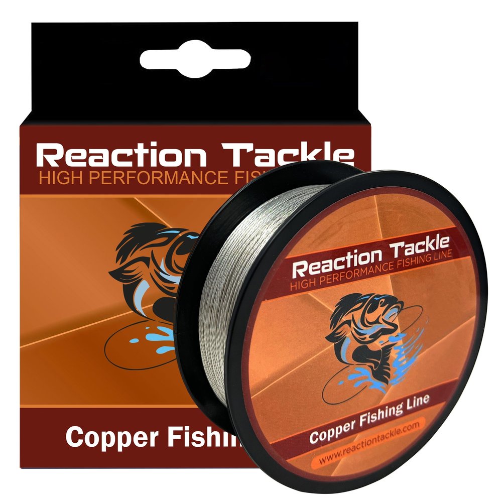 Reaction Tackle Copper Trolling Wire - Copper Fishing Line - Corrosion Resistant Tin Coated Copper Super Smooth and Thin Diameter to Reach Deeper Depths 20LB / 300 Foot