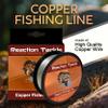 Reaction Tackle Copper Trolling Wire - Copper Fishing Line - Corrosion Resistant Tin Coated Copper Super Smooth and Thin Diameter to Reach Deeper Depths 20LB / 300 Foot view 4