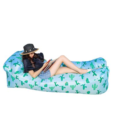 Airshi Inflatable Lounger, Inflatable Chair, Widely Used, Foldable, Good Load Capacity for Music Festivals (Cactus Cushion 180 x 80 cm / 70.9 x 31.5 Inches), Airshi25xwoe79mq-13
