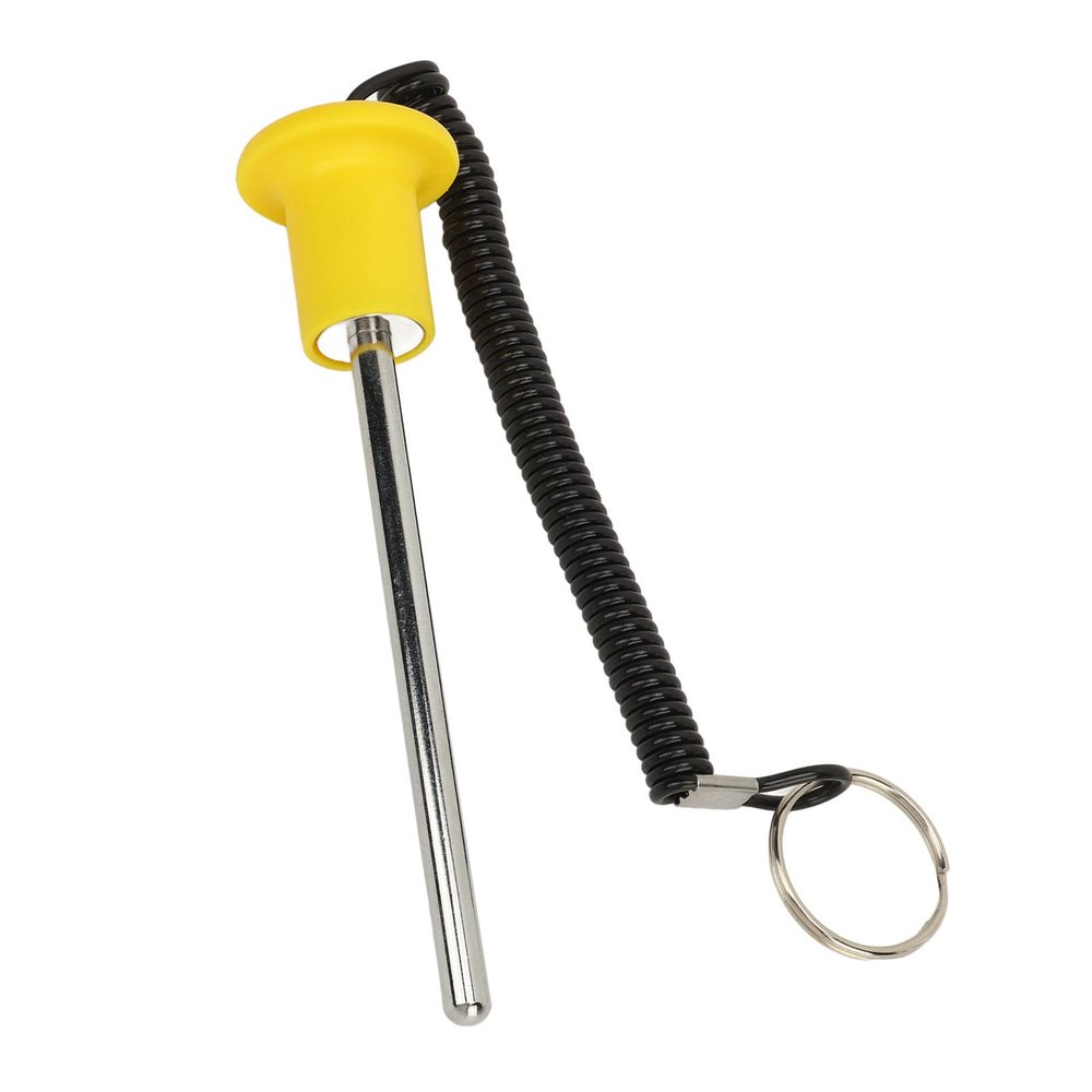 VGEBY Weight Stack Pin, Selector Lock Pin Magnetic 8mm Diameter with Lanyard Gym Accessory for Workout Fitness Exercise