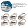 Boat Hanger Stainless Steel Hooks Duty Spring Buckle Marine Hangers for Home Hook Clips Accessories Hooksstainless steel hooks outdoor view 2
