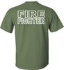 FAIR GAME Fire Fighter T-Shirt-Military Green-XL view 2