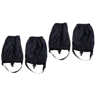 BESPORTBLE 2pcs Hunting Gaiters Pair Men's Outdoor Ankle Gaiters Lightweight Waterproof Adjustable Foot Covers