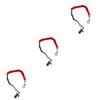 BESPORTBLE 3pcs Kayak Paddle Leash Bungee Cord Canoe Paddle Fixing Strap Fishing Rod Straps Hook view 1