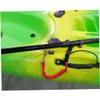 BESPORTBLE 3pcs Kayak Paddle Leash Bungee Cord Canoe Paddle Fixing Strap Fishing Rod Straps Hook view 2