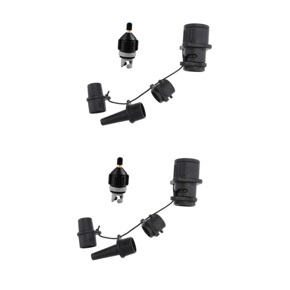 ABOOFAN 2sets Inflatable Boat Pump Adapter Kayak Hose Connector Universal Air Adapter for Canoe 2pcs*2