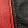 Center Console Armrest Lid Cover Skin, Black Genuine Leather (Fits: 1997 1998 1999 2000 20001 2002 2003 2004 Corvette C5) (2-Tone (Black & Red)) view 3