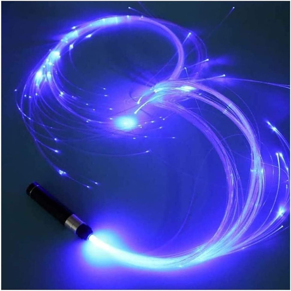 6Ft LED Whip Dance, Disco Dance Whip, USB Rechargeable, for Rave Party, Music Festival, Stage Show and Carnival Activities