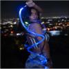6Ft LED Whip Dance, Disco Dance Whip, USB Rechargeable, for Rave Party, Music Festival, Stage Show and Carnival Activities view 2