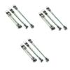 BESPORTBLE 180pcs Fishing Line Connector Bite Line Stainless Steel Wire Tippet Fly Fishing Rigging