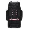 JWW 130L Waterproof Hiking Backpack with Reflective Stripe Outdoor Travel Daypack Lightweight Backpacking Pack for Men Women (Color : Black) view 1
