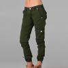 Parachute Womens Cargo Pants Casual Baggy Teen Girls Y2K Fashion Low Waist Trousers Streetwear Joggers Hiking Pants Army Green view 2
