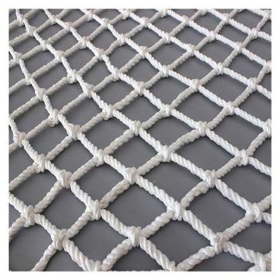 HJZALMI Sports Barrier Net Polyester Climbing Net, Ski Resort Fence Net, Playground Outdoor Fence Net, Decorative Protective Fence for Balcony Stairs, Easy to Use (Color : 3.9 in, Size : 197x354in)