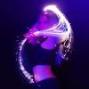 Disco Dance Whip, Fiber Optic Whip, LED Whip Flow, 4 Modes Sparkle Flow Toy Light 360 Swivel Rechargeable Pixel Whip view 2