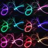 Disco Dance Whip, Fiber Optic Whip, LED Whip Flow, 4 Modes Sparkle Flow Toy Light 360 Swivel Rechargeable Pixel Whip view 4
