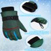 Bencailor 6 Pairs Kids Winter Snow Gloves, 6color, 3-6 Years, Solid view 4