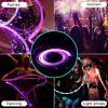 Led Fiber Whip Light, Fiber Optic Whip USB Rechargeable Thre Modes Fiber Whip Space Whip Pixel Whip Flow Toy for Dance view 2