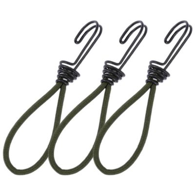 BESPORTBLE 3pcs Tent Buckles and Wind Cord Hooks for Outdoor Camping Elastic Ropes for Tarp and Tent Fixing Camping Gear Accessories