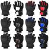 Bencailor 6 Pairs Kids Winter Gloves Waterproof Ski Glove Boy Girl Warm Snow Snowboard Mittens for Cold Unisex(Red White Blue Brown Dark Blue Purple-Blue,6-10 Years,Simple,Solid Color) view 1