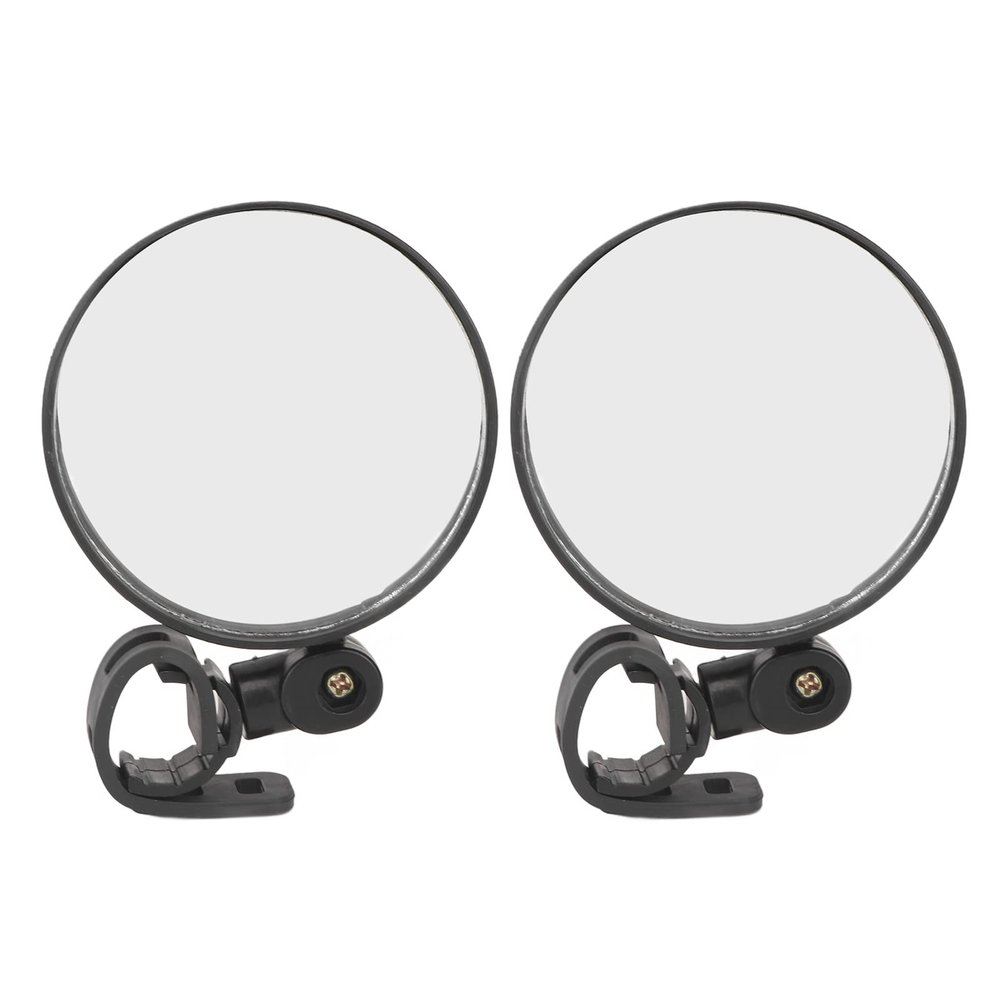 2pcs 8cm Wide Angle Bike Rear View Mirrors Enhance Safety Rearview Mirror Universal for Bicycles Motorcycle Scooters Wheelchairs