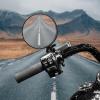 2pcs 8cm Wide Angle Bike Rear View Mirrors Enhance Safety Rearview Mirror Universal for Bicycles Motorcycle Scooters Wheelchairs view 2