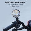 2pcs 8cm Wide Angle Bike Rear View Mirrors Enhance Safety Rearview Mirror Universal for Bicycles Motorcycle Scooters Wheelchairs view 4