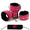 Adjustable Hand Wrist Ankle Cuffs DIY Kit Sports Training for Legs 2 Pair D-Ring Padded Ankle Strap Cuffs for Cable Machine Glutes view 1
