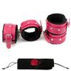Adjustable Hand Wrist Ankle Cuffs DIY Kit Sports Training for Legs 2 Pair D-Ring Padded Ankle Strap Cuffs for Cable Machine Glutes view 2