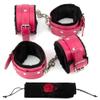Adjustable Hand Wrist Ankle Cuffs DIY Kit Sports Training for Legs 2 Pair D-Ring Padded Ankle Strap Cuffs for Cable Machine Glutes view 3