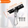 YZZHAJ Heavy Punching Boxing Bag Hanger, Wall Ceiling Heavy Bag Mount Wood Beam Hook, Heavy Bag Hangers Brackets 360 Rotating for Boxing Muay Thai Training, Aerial Yoga Swing & Hammock view 2