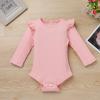 Holy Cow Im One Birthday Girl Outfit Pink Long Sleeve Romper Bodysuit Cow Suspender Skirt Outfit 3PCS Cow Outfits for Baby Girl Pink Cow-Long Sleeve 18-24 Months view 4