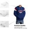 Custom Pullover Hoodie for Men Basketball City Gifts Design Your Sweatershirt Youth Customize Add Name & Number view 3