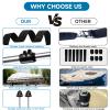 TeBaisea Pontoon Boat Cover Support Poles System 2 Pack, Adjustable Aluminum Support Poles with Weight Bag and Webbing Strap, Suitable for Pontoon, Jon, V Hull Boat Covers view 4
