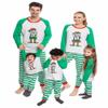 VNVNE Matching ELF Christmas Pjs for Family,Long Sleeve Couples Christmas Pajamas Sets Sleepwear with Pants for Women Men Couples(Women,S,Green) view 1