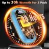 Hand Warmers Rechargeable - Electric Hand Warmers 2 Pack with Dual-Sided Heating for 15Hrs Warmth, LED Display & Flashlight, Hunting Essentials, Gifts for Christmas Man Women Raynauds Golf view 2