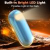 Hand Warmers Rechargeable - Electric Hand Warmers 2 Pack with Dual-Sided Heating for 15Hrs Warmth, LED Display & Flashlight, Hunting Essentials, Gifts for Christmas Man Women Raynauds Golf view 4