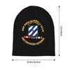 3rd BCT 3rd Id Ribbons Adult Knitted Hat Beanie Winter Warm Skull Hat Black view 4