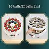 DAZULI Bulletproof Billiard Ballistic Ball Polishing Machine, Automatic Snooker Polishing Washing Machine 16/22 Balls, Ball Plates for British and American, Clean Polish & Care for Pool Balls view 2