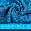 Cooling Towel Travel Quick-Dry Beach Towel Microfiber Gym Towel for Yoga Gym Travel Camping Golf Football Outdoor Sports (Color : Red) (Blue) view 2