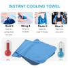 Cooling Towel Travel Quick-Dry Beach Towel Microfiber Gym Towel for Yoga Gym Travel Camping Golf Football Outdoor Sports (Color : Red) (Blue) view 3
