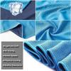 Cooling Towel Travel Quick-Dry Beach Towel Microfiber Gym Towel for Yoga Gym Travel Camping Golf Football Outdoor Sports (Color : Red) (Blue) view 4