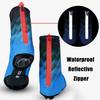 Silicone Waterproof Shoes Covers Waterproof Winter Cycling Shoe Covers, Thermal Warm Road Bike Cycling Overshoes Windproof Cycling Shoe Covers Mtb Mountain Bike Accessories For Men ( Color : B(Red) , view 2