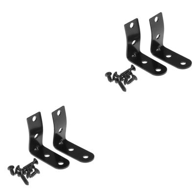 FAVOMOTO 2pcs Glove Box Hinge Repair Kit for Brackets Easy Installation Replace Worn Hinges Black Finish