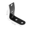 FAVOMOTO 2pcs Glove Box Hinge Repair Kit for Brackets Easy Installation Replace Worn Hinges Black Finish view 2