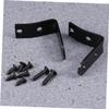 FAVOMOTO 2pcs Glove Box Hinge Repair Kit for Brackets Easy Installation Replace Worn Hinges Black Finish view 4
