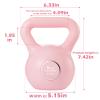 KHTO Kettlebells Fitness Exercise-Pink Strength Training Kettlebell Sets,Dumbbell Weights for Home Gym Equipment(5LB) view 3