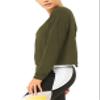 Bestisun Women Open Back Workout Tops Workout Athletic Shirts Backless Yoga Shirts Long Sleeve Yoga Dance Tops Army Green L view 3