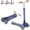MomnLittle Kick Scooter for Kids Ages 3-10 (Navy) 3 Wheeled with LED Light-Up Wheels CPSC Certified Foldable and 4 Height Adjustable Toddler Scooters for Boys Girls view 1